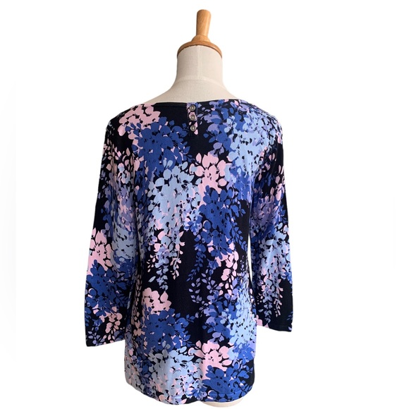 Talbots Light weight Floral sweater - Picture 3 of 4